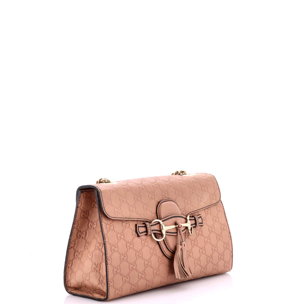 Emily Chain Flap Bag Guccissima Leather #227791G10B - Picture 2 of 8